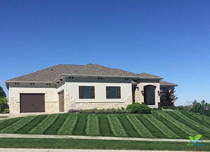 Lawn service in Five Fountains Omaha, NE by EcoScapes