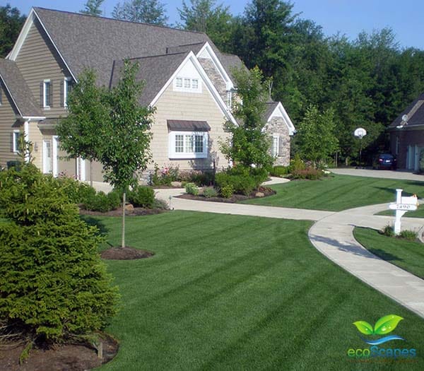 Omaha lawn mowing and lawn maintenance service by EcoScapes